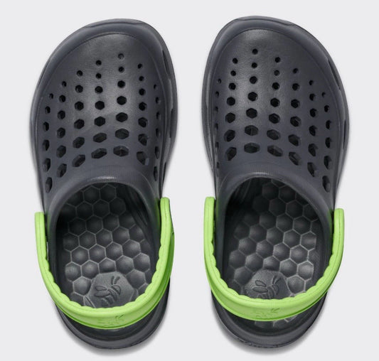 Joybees Toddler Harper Sandals - Lime Green/Charcoal Gray - CHOOSE SIZE