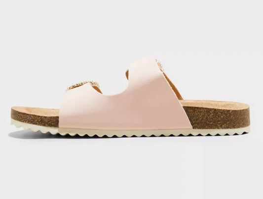 Kids' Drew Footbed Sandals Pink - Cat & Jack - CHOOSE SIZE