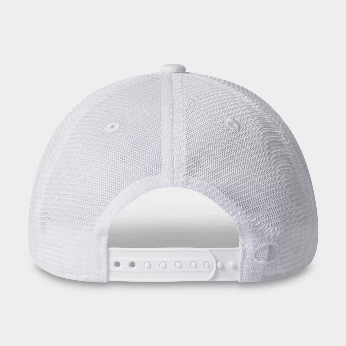 Champion Adult Twill Trucker Hat - White