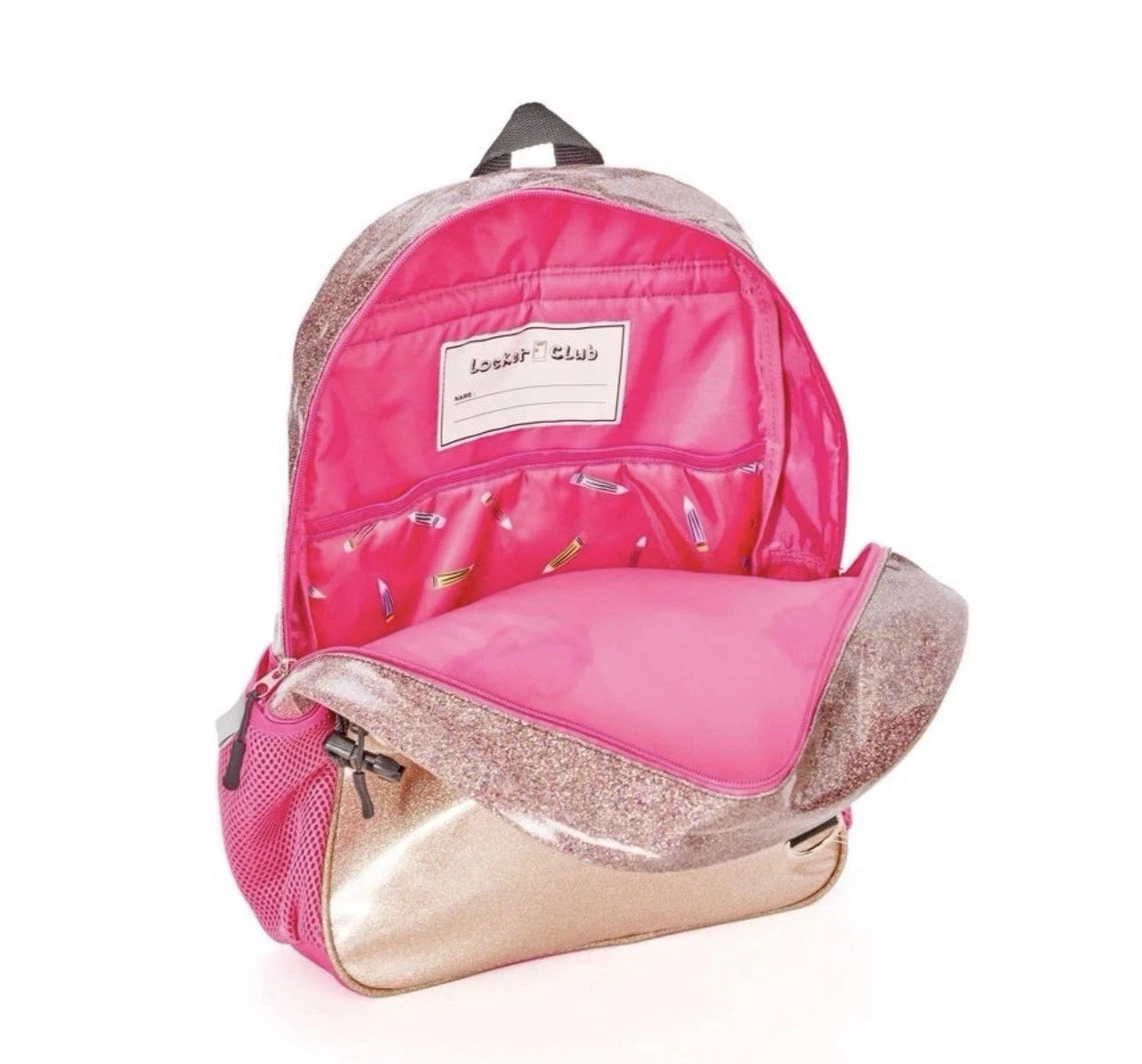 Locker Club Kids' 16L Kids Backpack with Lunch Box Headphone - Red/Gray