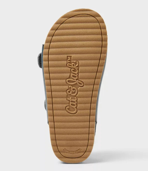 Toddler Reagan Footbed Sandals Navy Blue - Cat & Jack - CHOOSE SIZE