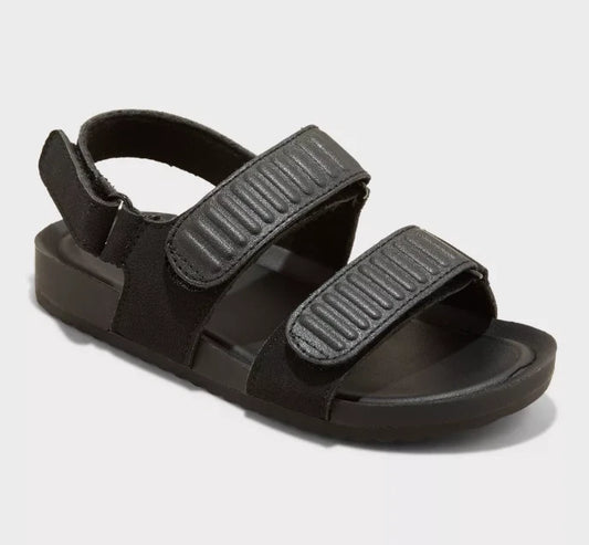 Toddler Kody Sandals Black - Cat & Jack - CHOOSE SIZE