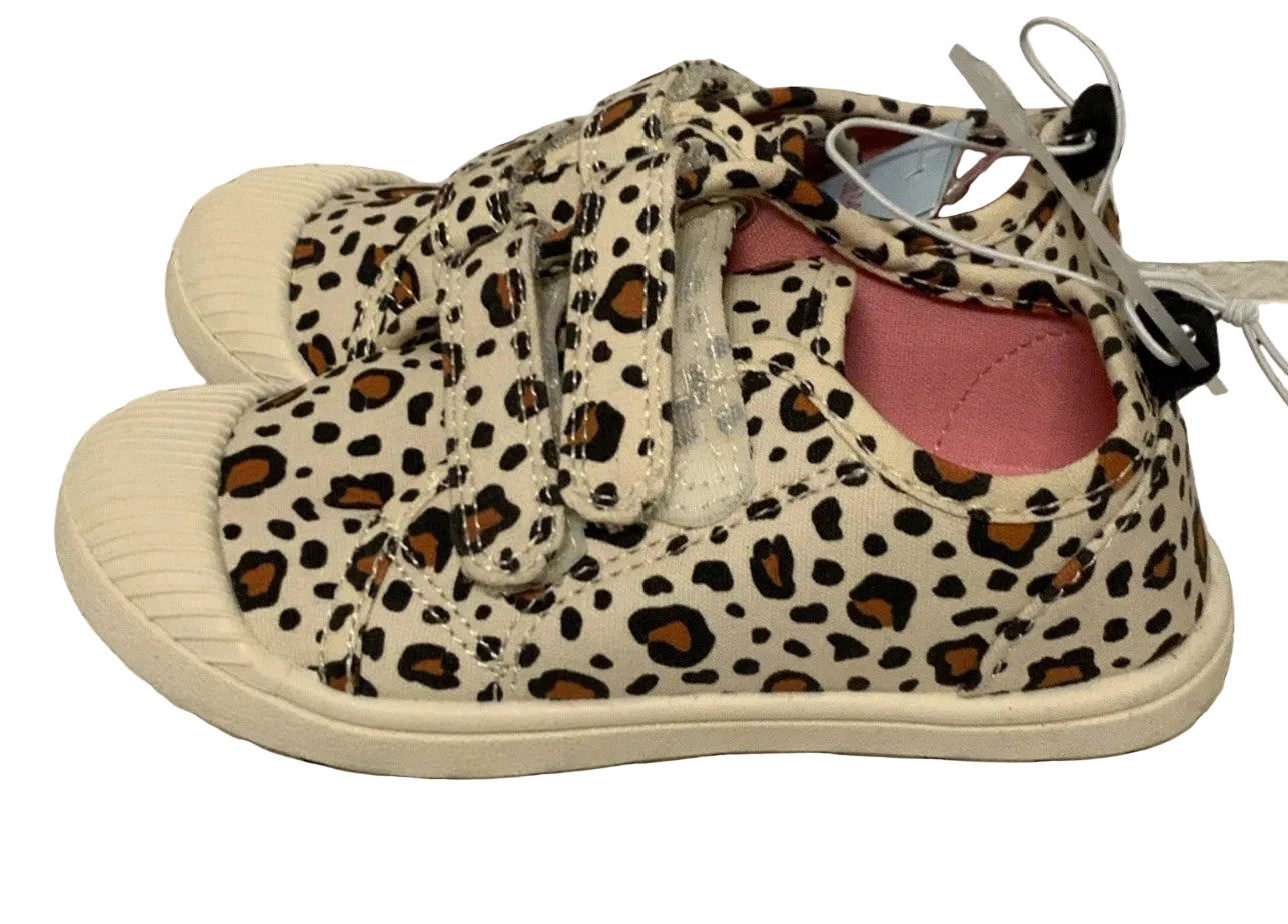 Cat & Jack Parker Toddler Girls Cheetah Sneakers Shoes - Size 10