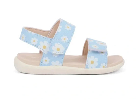 See Kai Run Basics Toddler Jaylen Sandals Blue Daisies - CHOOSE SIZE