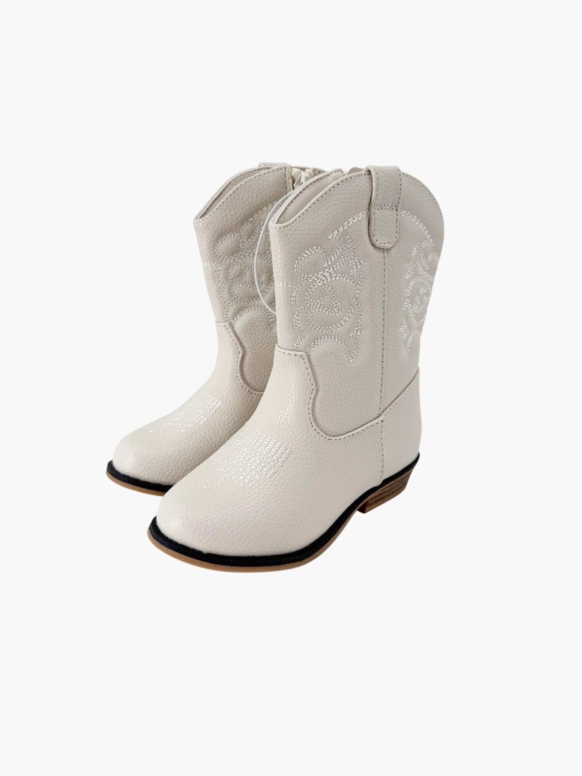 Toddler Girls' Memphis Western Boots Ivory - Cat & Jack™ - Size 10