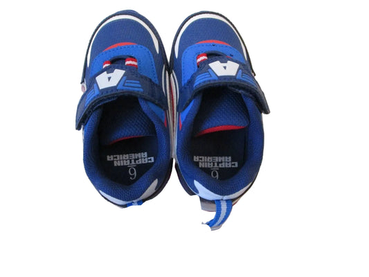 Marvel Design Toddler Disney Captain America Avenger Sneakers Blue- CHOOSE SIZE