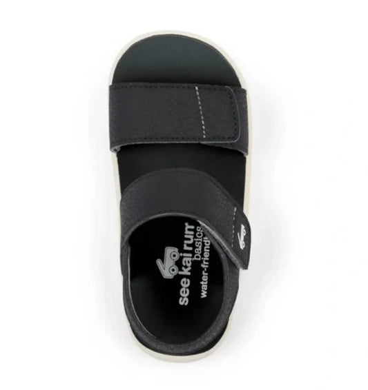 See Kai Run Basics Toddler Jaylen Sandals Black - CHOOSE SIZE