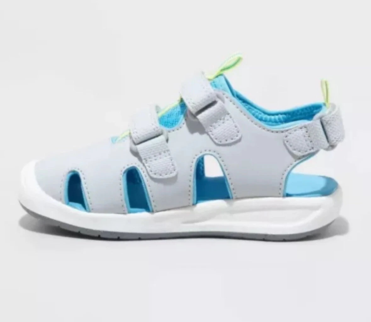 Cat & Jack Kids Size 13 Hank Play Sandals Gray