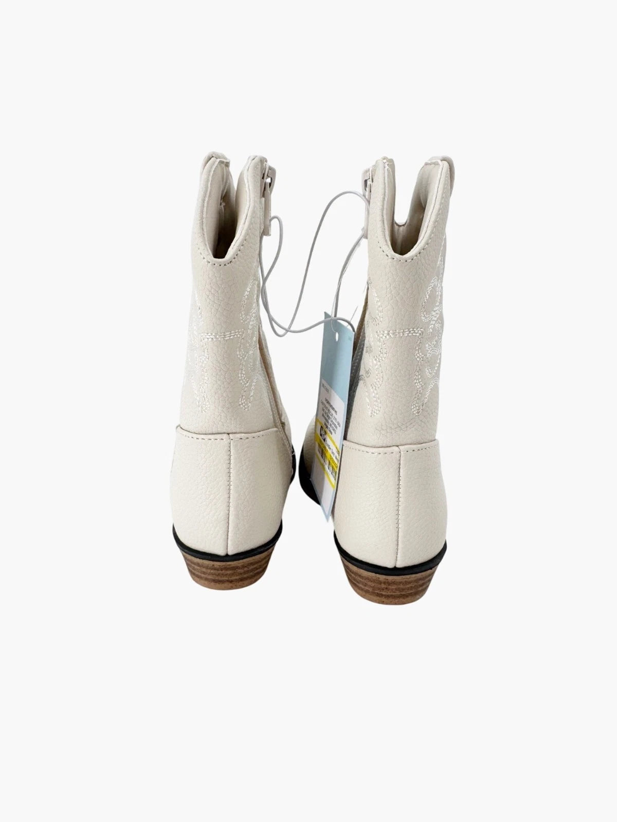 Toddler Girls' Memphis Western Boots Ivory - Cat & Jack™ - Size 10