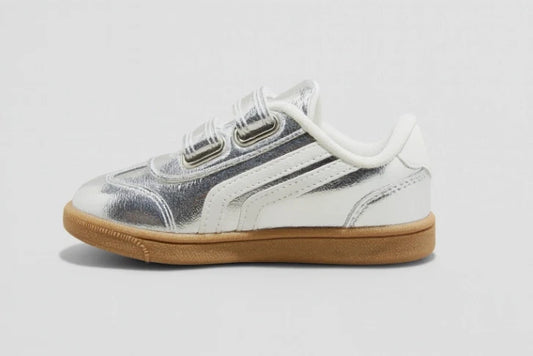 Cat & Jack Toddler Dakota Retro Court Sneakers Silver - CHOOSE SIZE