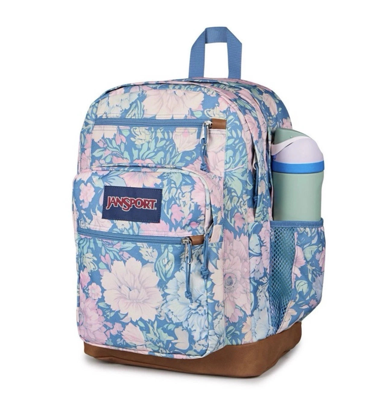 JanSport Cool Student 17.5" Backpack - FADED TAPESTRY ELEMENTAL BLUE