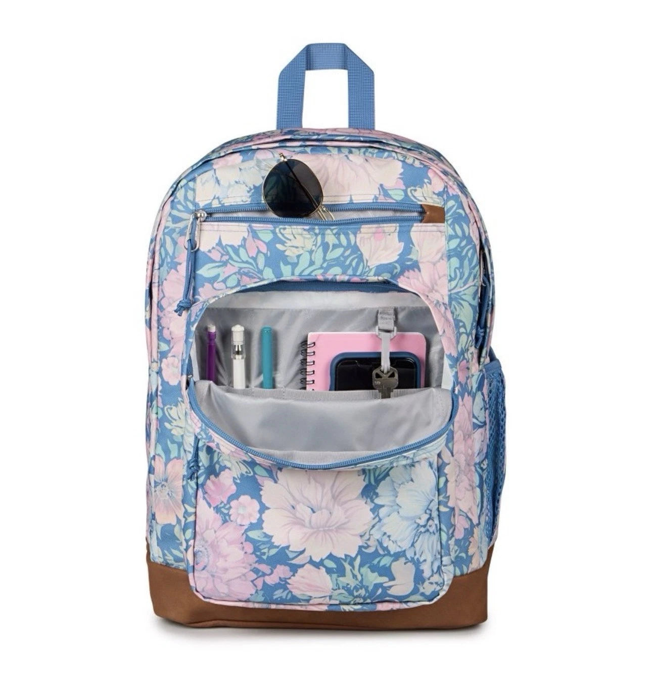 JanSport Cool Student 17.5" Backpack - FADED TAPESTRY ELEMENTAL BLUE