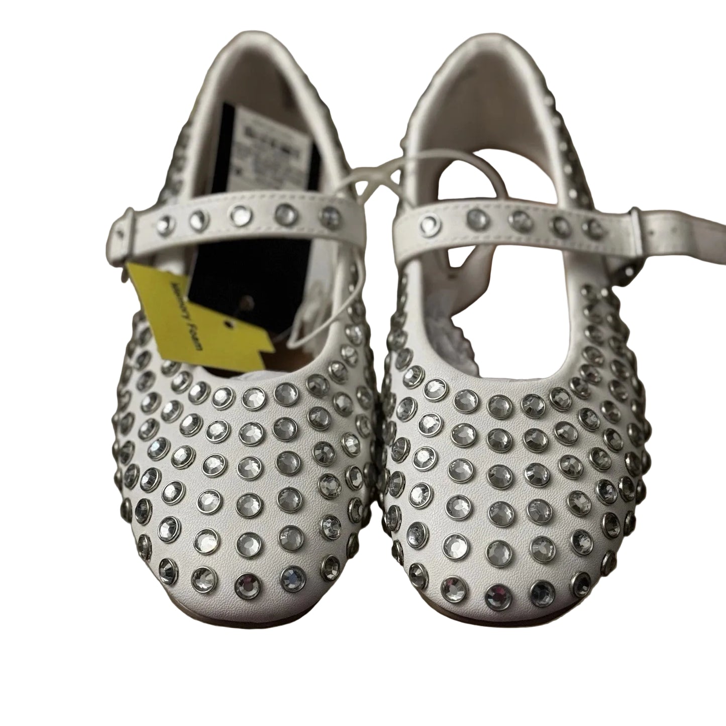Kids' Toree Rhinestone Ballet Flats White - art class - CHOOSE SIZE