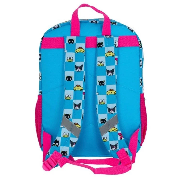 Hello Kitty & Friends Girls Backpack-Blue/Silver Sequin