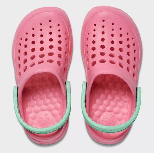 Joybees Toddler Harper Slip-On Clogs Blush/Mint - CHOOSE SIZE
