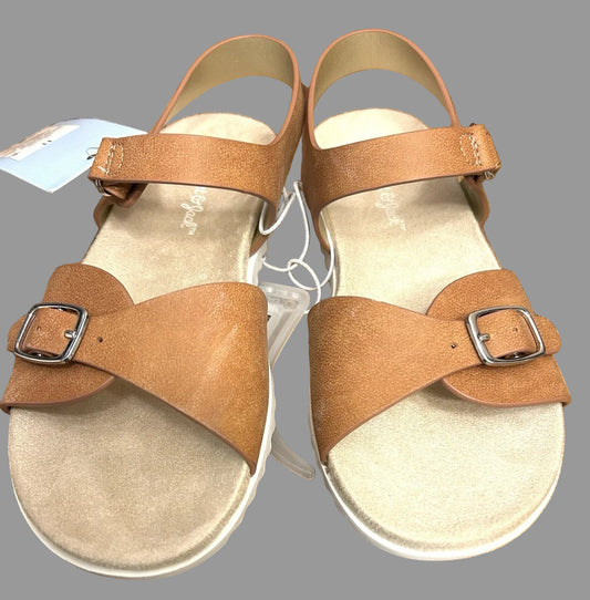 Cat & Jack Toddler Girls Shaelyn Footbed Sandals Cognac - CHOOSE SIZE
