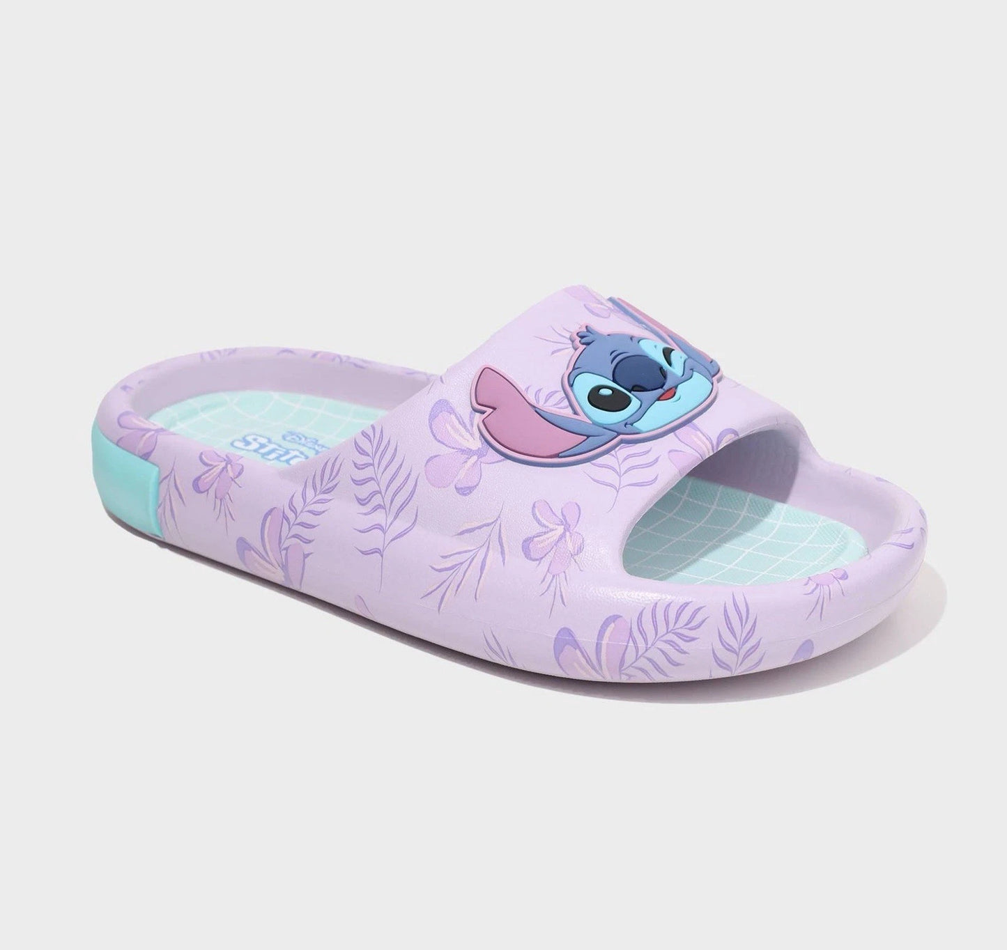 Disney Kids Lilo & Stitch Comfort Slides Purple Slip-On Size 6