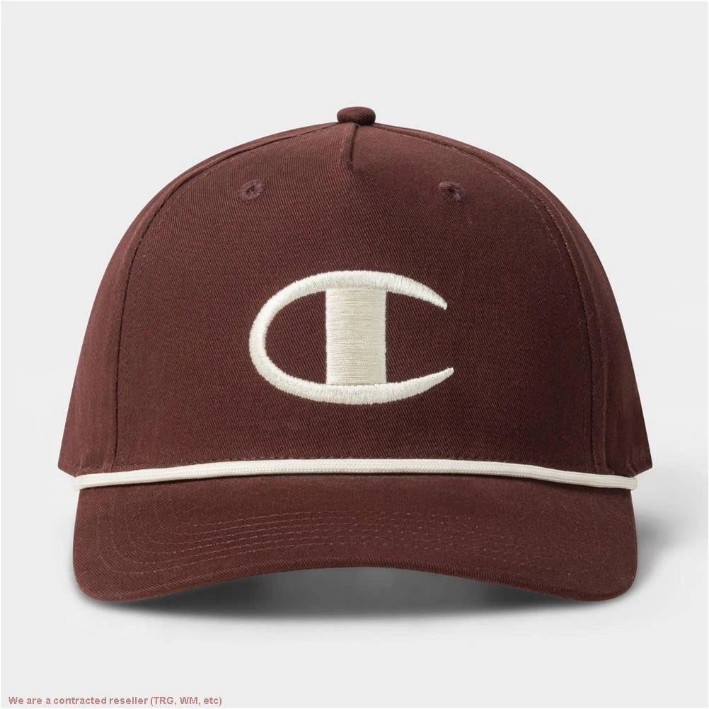 Champion Adult Noah Twill Baseball Hat - Ruby