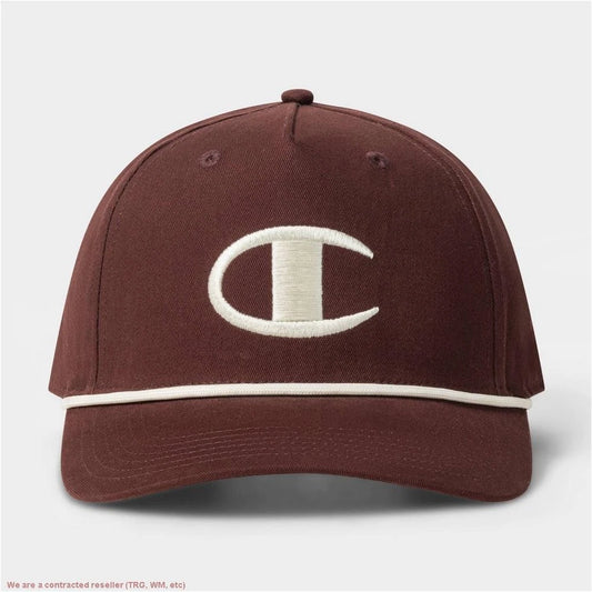 Champion Adult Noah Twill Baseball Hat - Ruby