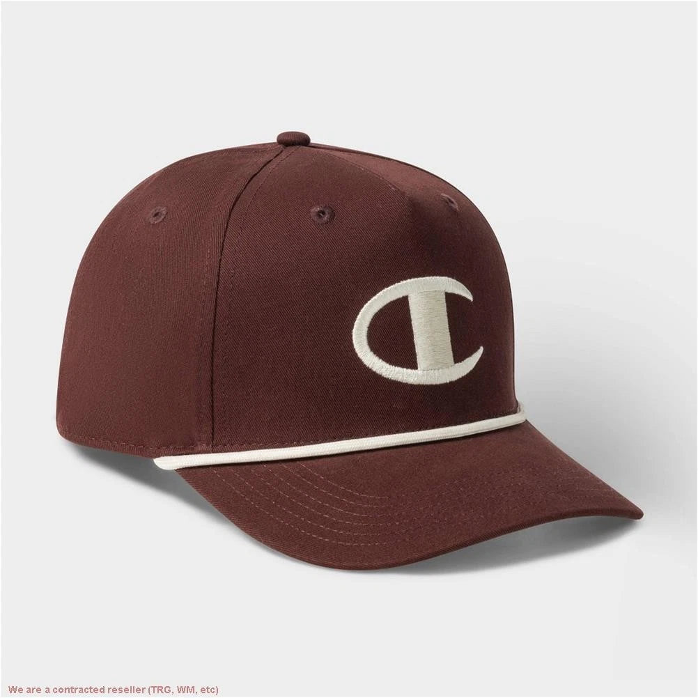 Champion Adult Noah Twill Baseball Hat - Ruby