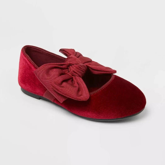 Toddler Girls Cat & Jack Chloe Mary Jane Flats Red - Size 5