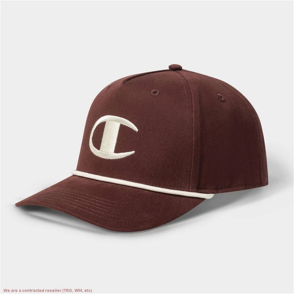 Champion Adult Noah Twill Baseball Hat - Ruby