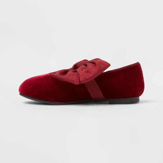 Toddler Girls Cat & Jack Chloe Mary Jane Flats Red - Size 5