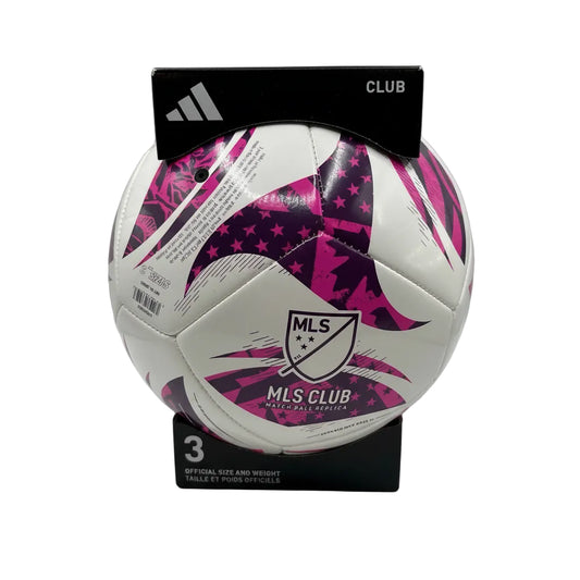 Adidas MLS Size 3 Club Sports Soccer Ball - Berry Purple: TPU Shell, Butyl Bladder