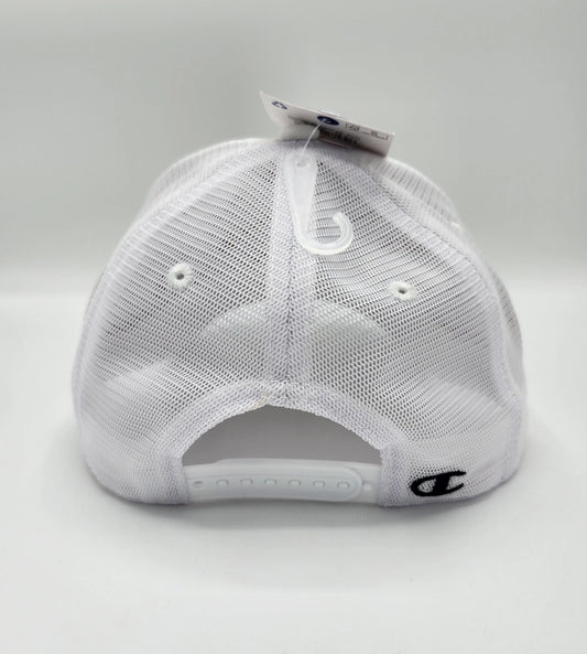 Champion 1919 Physical Education White Mesh Trucker Hat Adjustable