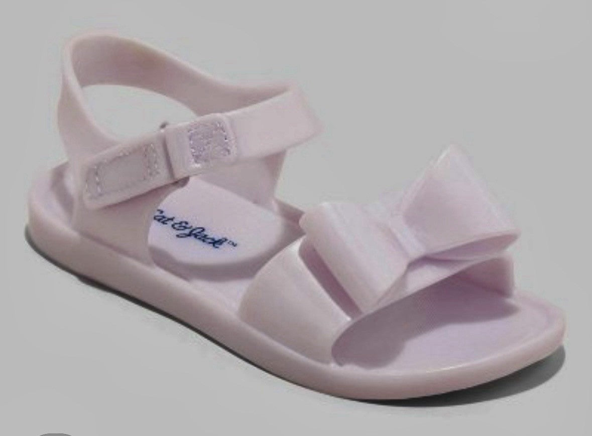 Cat & Jack Toddler Girls Kate Jelly Sandals Purple - Size 12