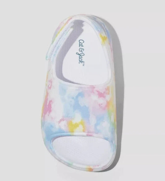 Toddler Beck Footbed Sandals Multicolor - Cat & Jack -  size 8