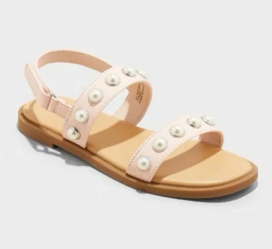 Kids' Eve Pearl Sandals Blush - Cat & Jack - CHOOSE SIZE