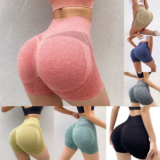 Women ‘s Gym Shorts High Elasticity Yoga Clothing Absorbent Short