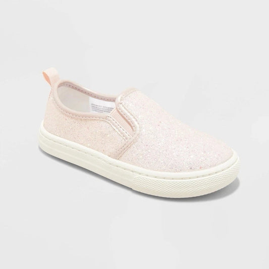 Girls' Charlotte Slip-On Sneakers - Cat & Jack™ Blush CHOOSE SIZE