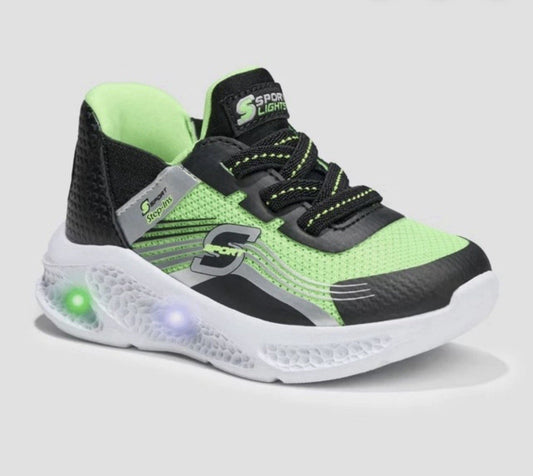 S Sport by Skechers Boys Myles Step-Ins Sneakers Green- Size 10
