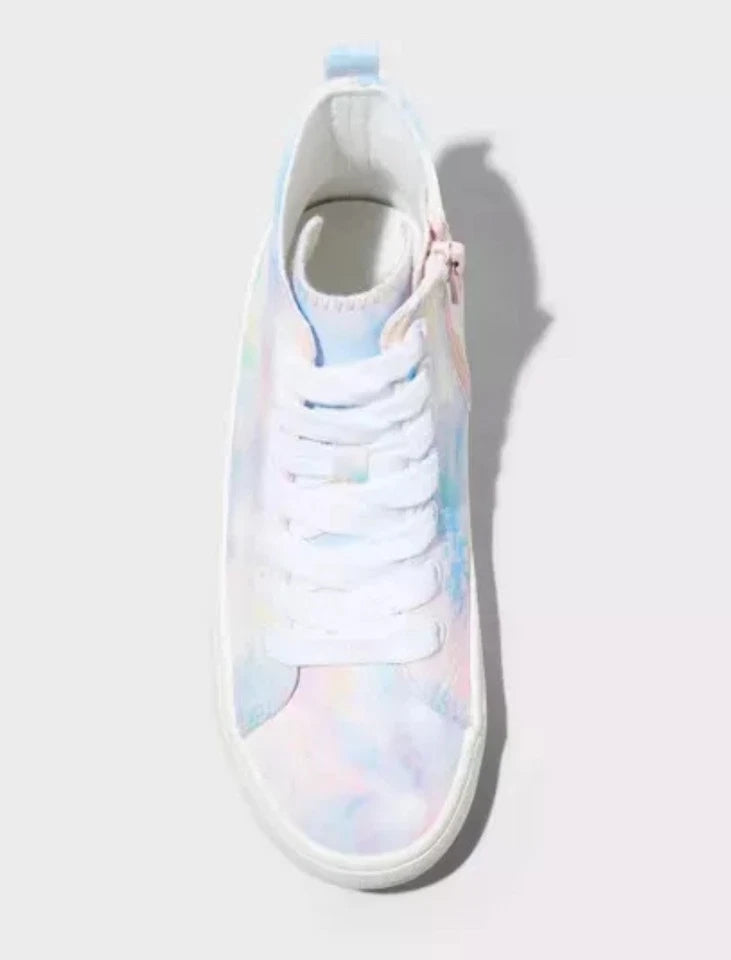 Girls Youth Tie Dye Hi- Top Sneakers - Art Class™ - CHOOSE SIZE
