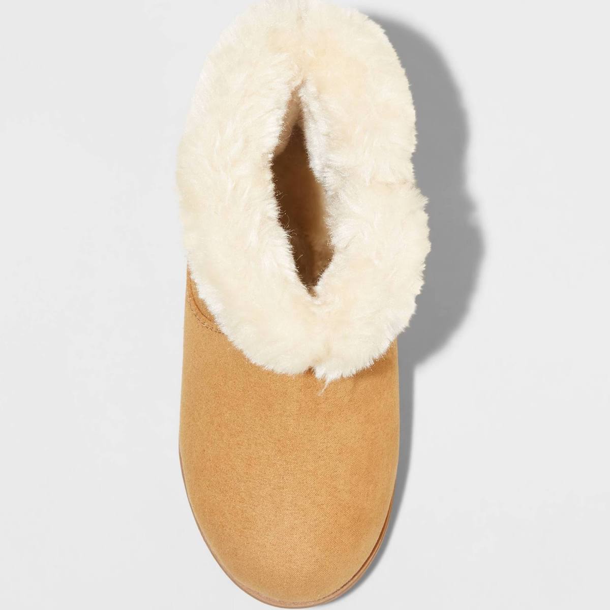 Cat & Jack Girl's Mila Shearling Winter Boots Cognac - CHOOSE SIZE