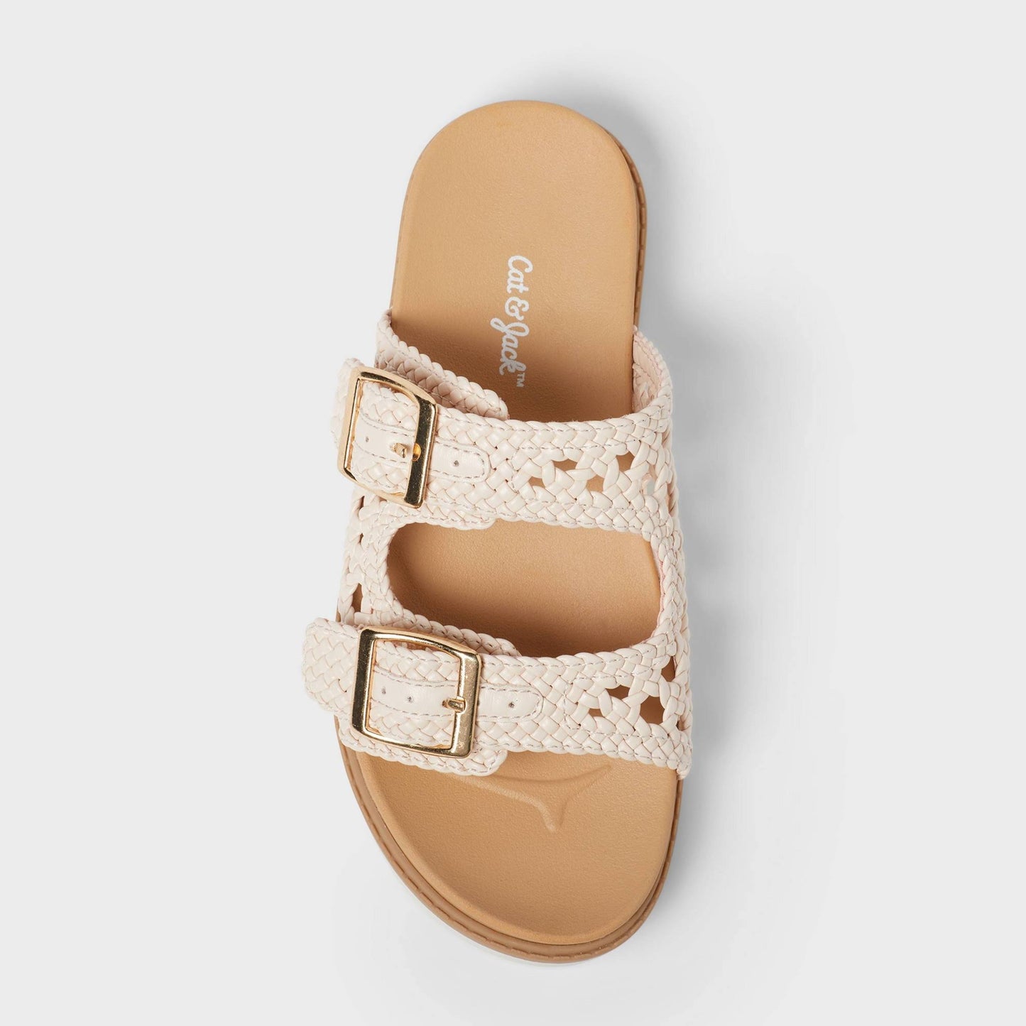 Cat & Jack Kids' Brooklyn Two Buckle Sandals Blush - CHOOSE SIZE