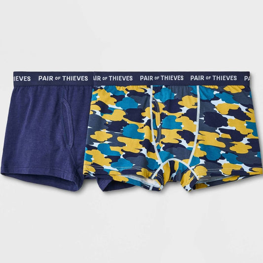 Pair of Thieves Men's Super Soft Trunks Underwear (2pk) - S