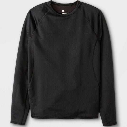 All in Motion Men's HEAVYWEIGHT Thermal Shirt Black- CHOOSE SIZE