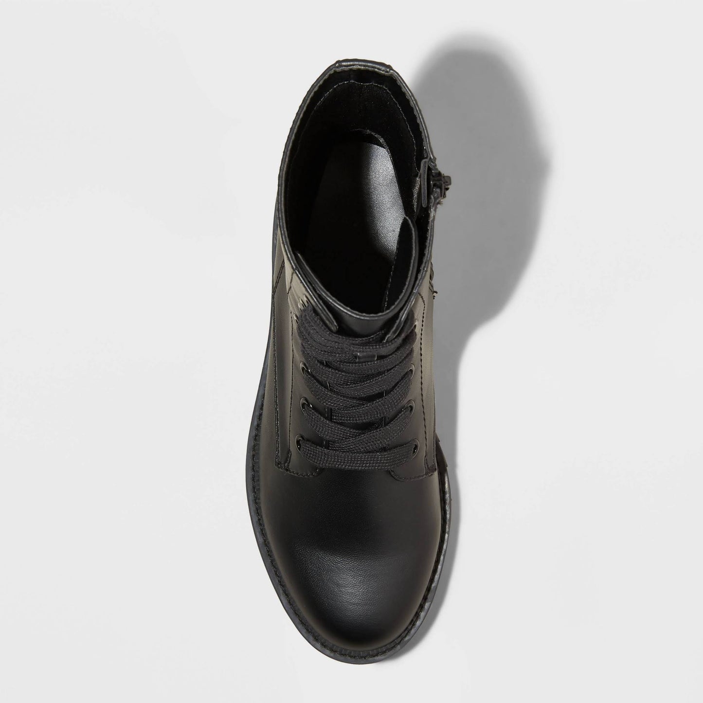 A New Day Women's Saylor Lace-Up Combat Boots Black - Size 13
