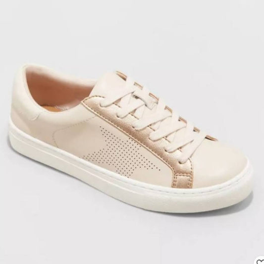 Women's Universal Thread Cadey Sneakers Blush Pink / Gold - Size 11
