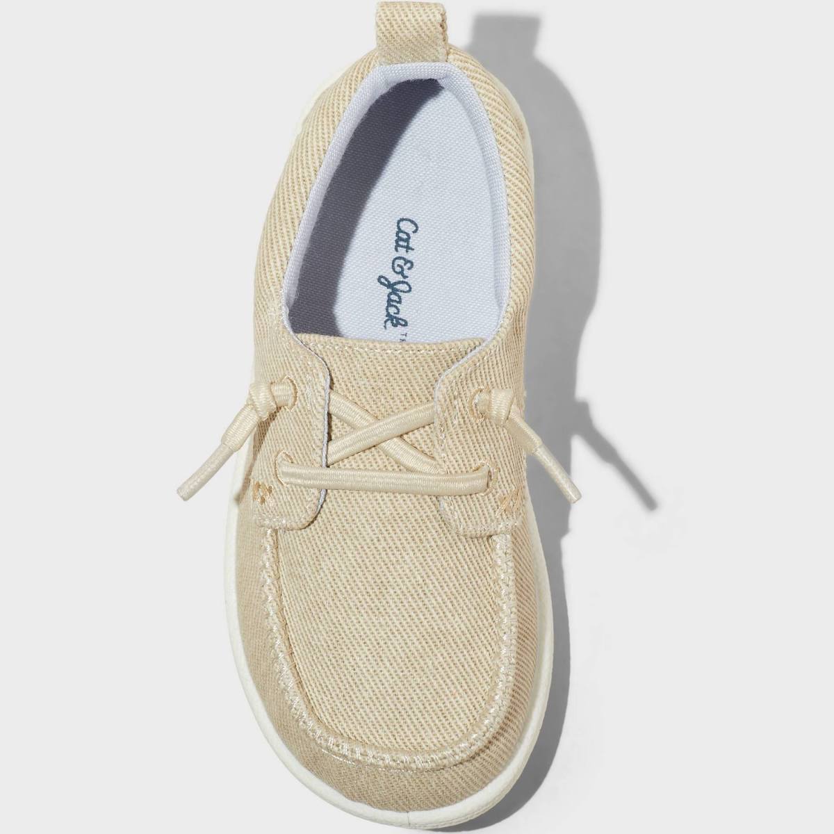 Toddler Bobby Slip On Boat Sneakers Beige- Cat & Jack™