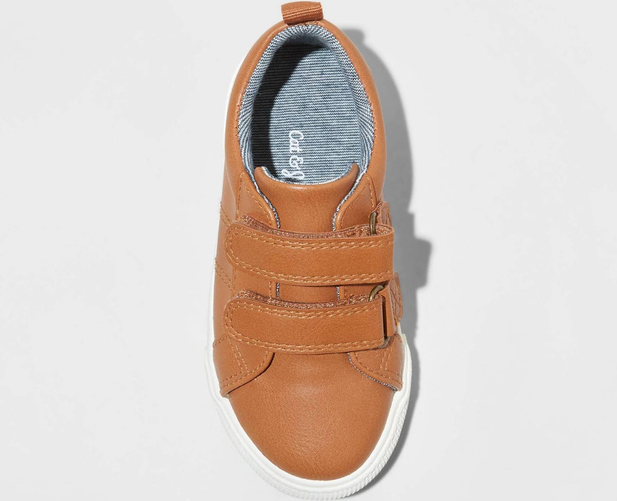 Cat & Jack Toddler Boys' Dino Sneakers Cognac