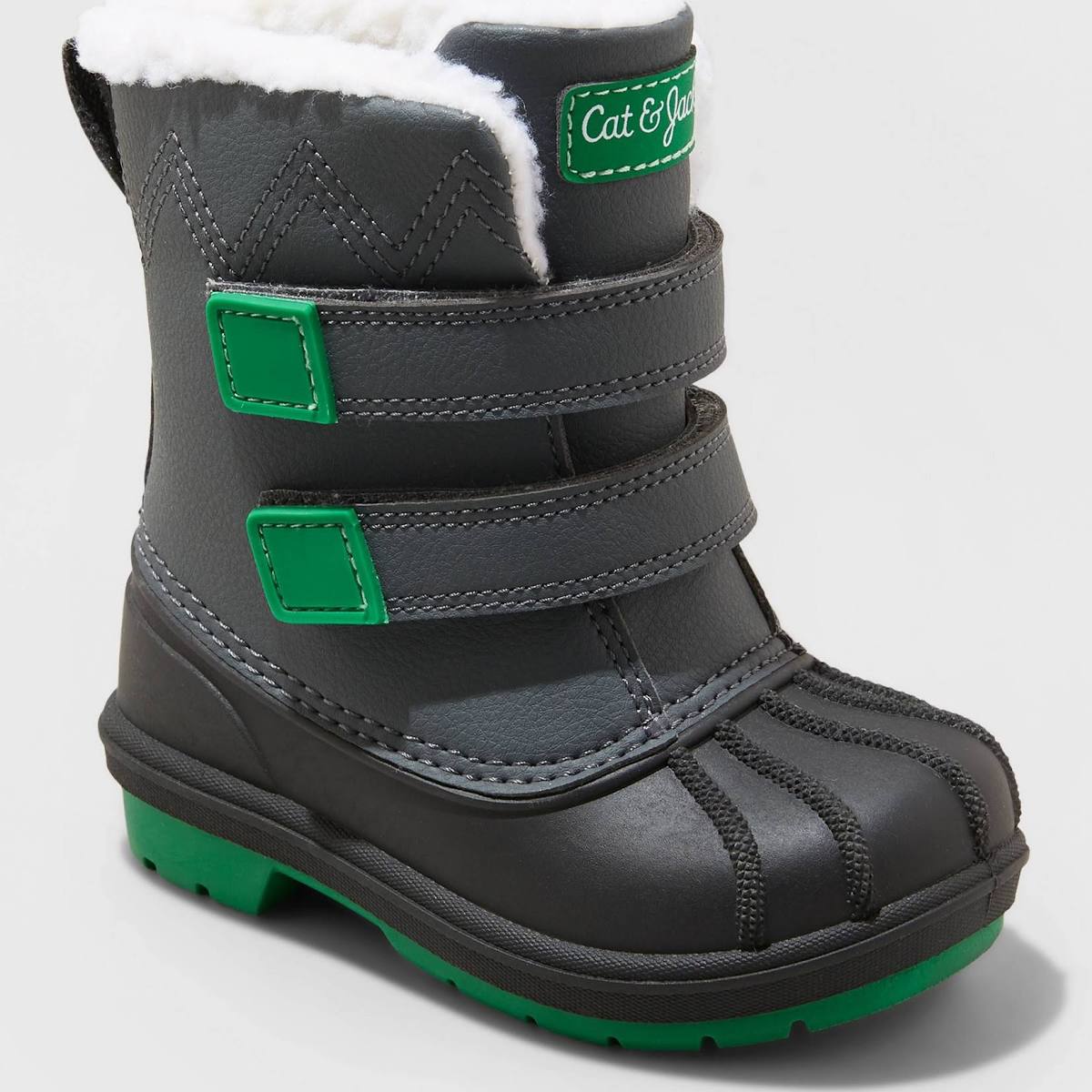 Toddler Denver Waterproof Winter Boots Dark Gray - Cat & Jack  - CHOOSE SIZE
