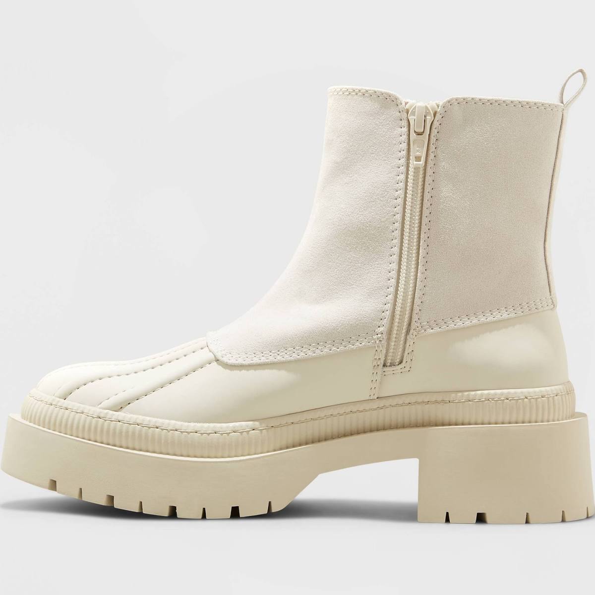 Universal Thread Women’s Ella Chelsea Duck Boots Off-White - CHOOSE SIZE
