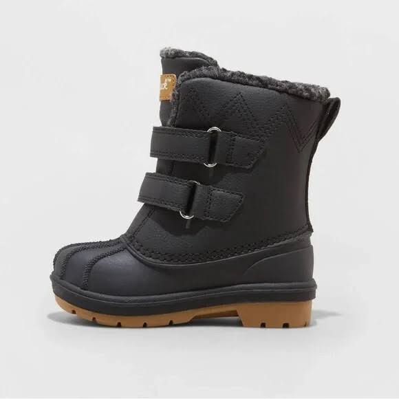 Cat & Jack Toddler Denver Winter Boots Black -  CHOOSE SIZE