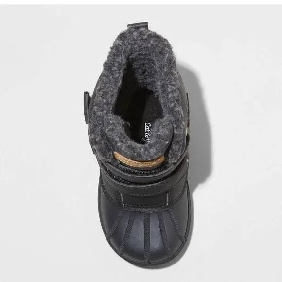 Cat & Jack Toddler Denver Winter Boots Black -  CHOOSE SIZE