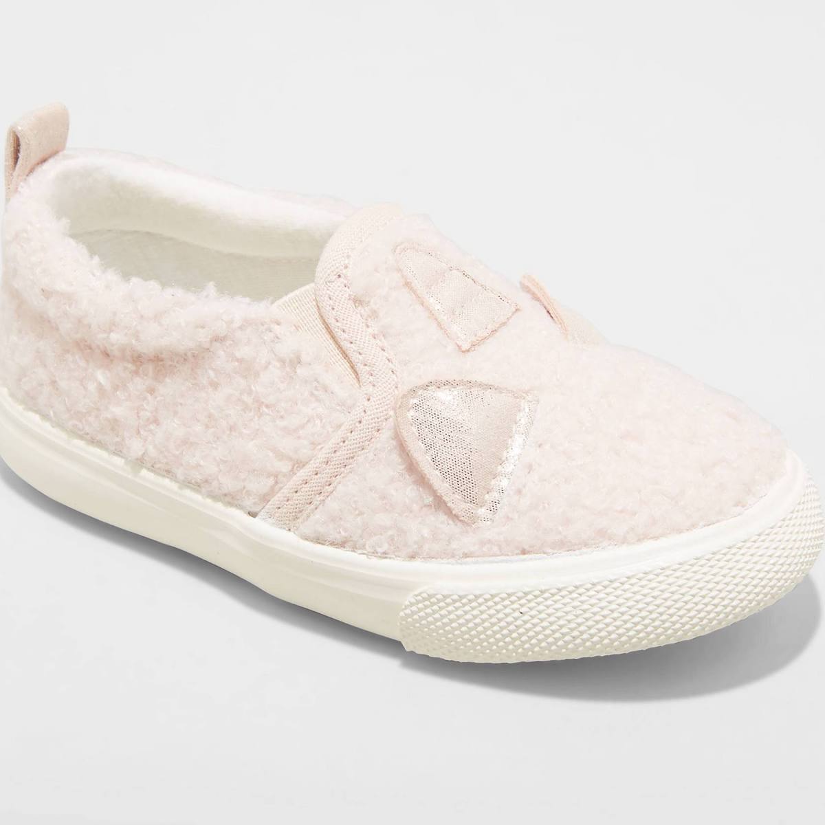 Cat & Jack Toddler Girls' Navia Slip-On Sneakers Blush Pink - CHOOSE SIZE