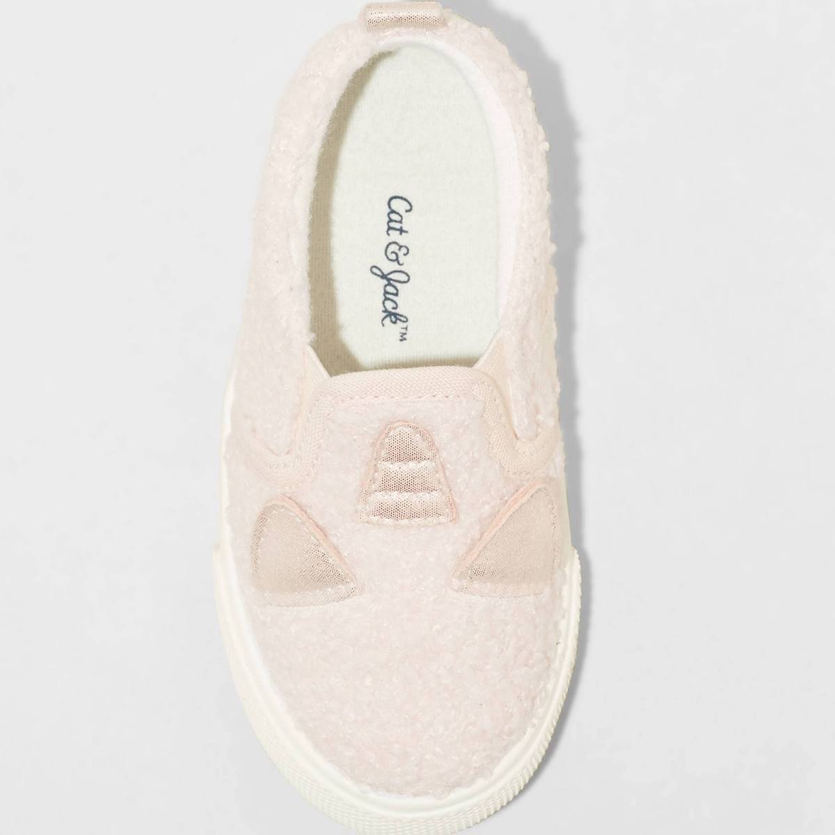 Cat & Jack Toddler Girls' Navia Slip-On Sneakers Blush Pink - CHOOSE SIZE